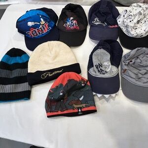 Boys toddler child hat bundle